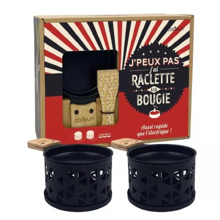 Raclette à la bougie pour 2 personnes - J'peux pas j'ai raclette à la bougie