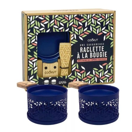Raclette à la bougie pour 2 personnes - Feuilles