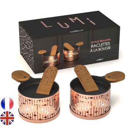 Les plus brillantes raclettes à la bougie - Cuivre