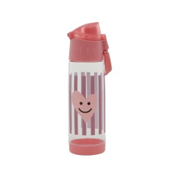 Gourde 500ml - Coeur rose