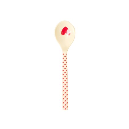 Petite cuillère en mélamine - Coeur rouge