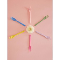 Fourchette en mélamine - Rose