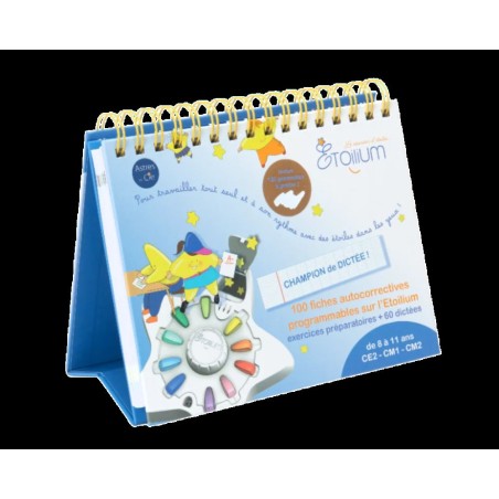 Champion de dictée - 100 fiches autocorrectives programmables sur l'Etoilium