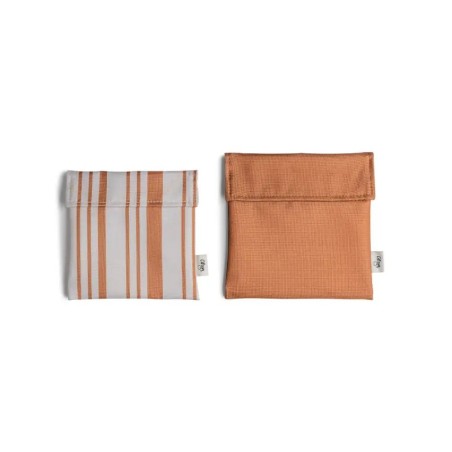 Set de 2 sacs à collation réutilisables - Caramel