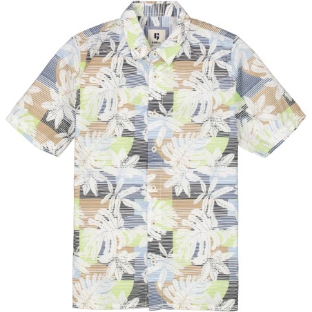 Chemise MC Feuilles - Off white