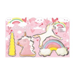 4 emporte-pièces - Licorne