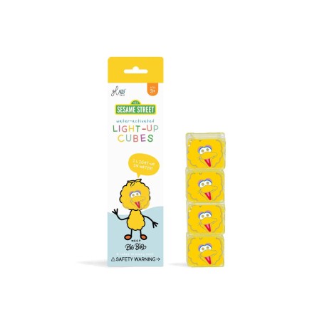 4 cubes lumineux - Big birds