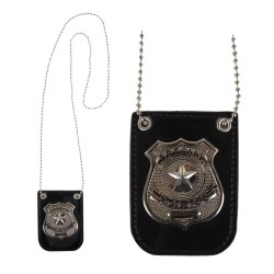 Collier badge de policier