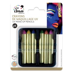 6 crayons maquillage...