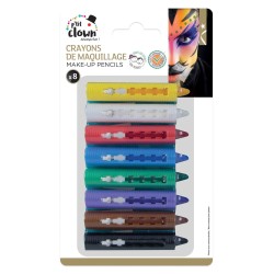 8 crayons de maquillage