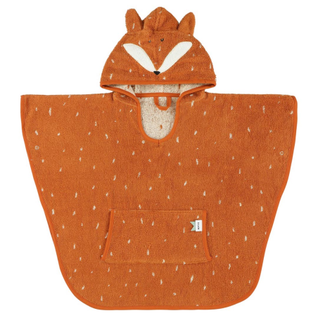 Poncho en éponge - Renard - 2-4 ans