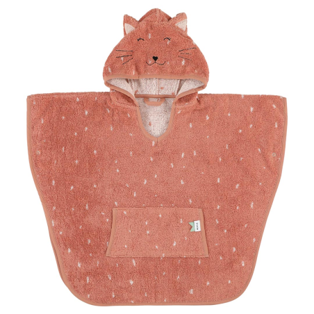 Poncho en éponge - Chat - 2-4 ans