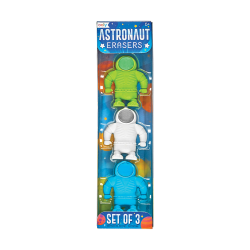 Set de 3 gommes - Astronaute