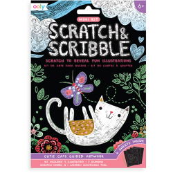 Kit de cartes à gratter - Chat