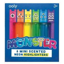 6 mini surligneurs parfumés...