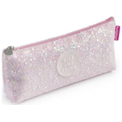 Trousse pailletée - Rose