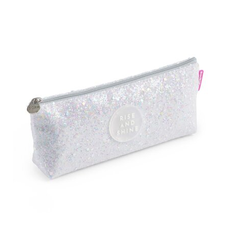 Trousse pailletée - Blanc