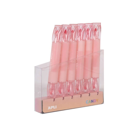 Marqueur fluo à 2 pointes - Candy - Rose