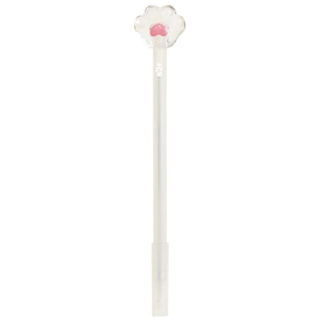 Stylo bille - Patte de chat - Gris