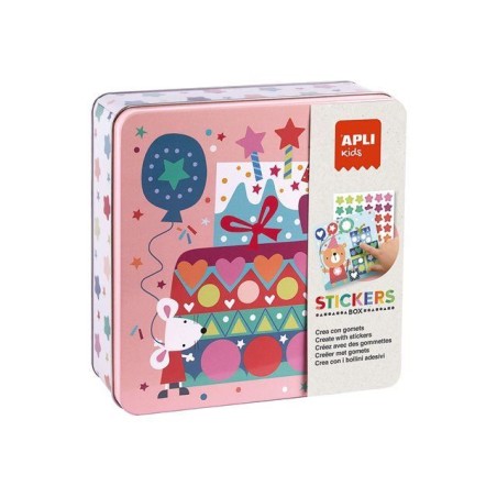 Stickers box métallique - Fête