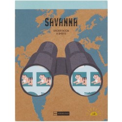 Carnet de stickers - Savane