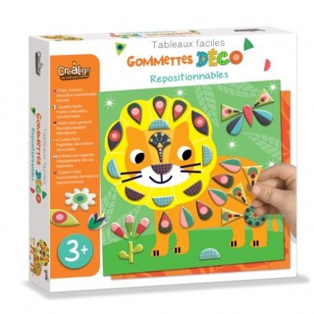 Gommettes déco repositionnables - Dans ma savane
