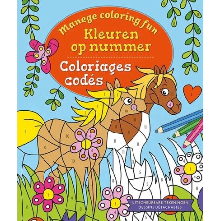 Coloriages codés - Manège