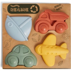 Set de 4 formes pour le sable