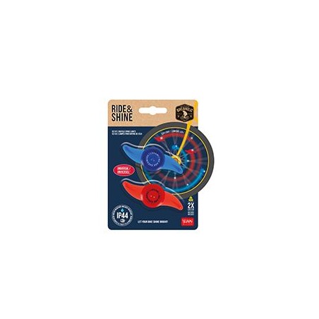 Set de 2 lampes pour rayons de vélo