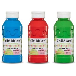 Peinture doigt - 3x350 ml -...