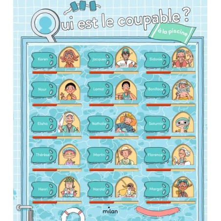 Qui est le coupable ? - A la piscine