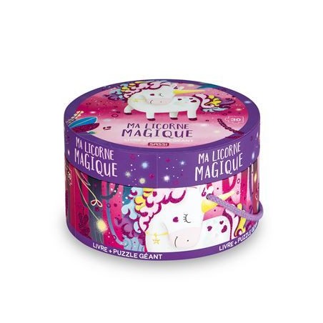 Ma licorne magique - Livre + Puzzle géant