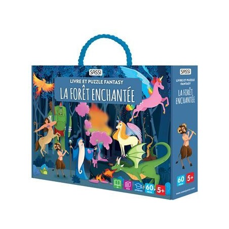 Livre et puzzle Fantasy - Pirates et krakens