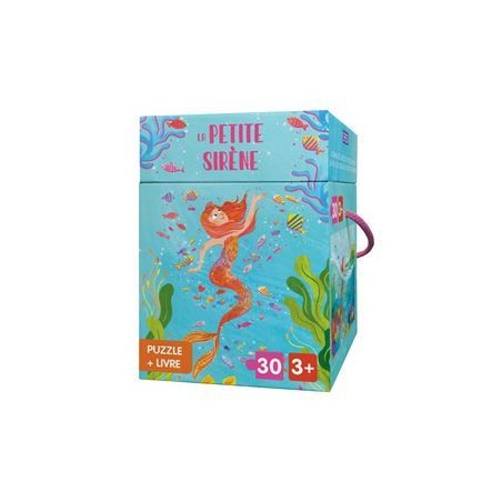 La petite sirène - Livre + puzzle 30 pcs