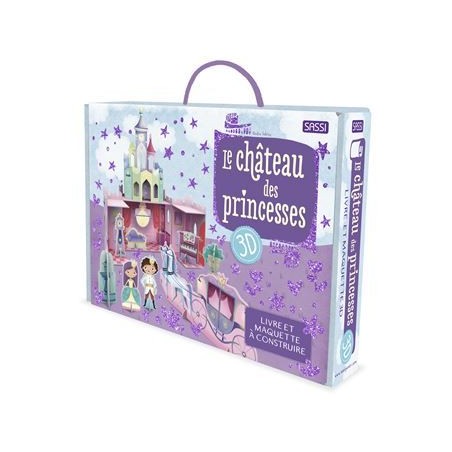 Le château des princesses 3D - Livre et maquette à construire