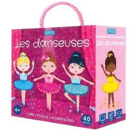 Les danseuses - Livre + puzzle 40 pcs + 10 danseuses