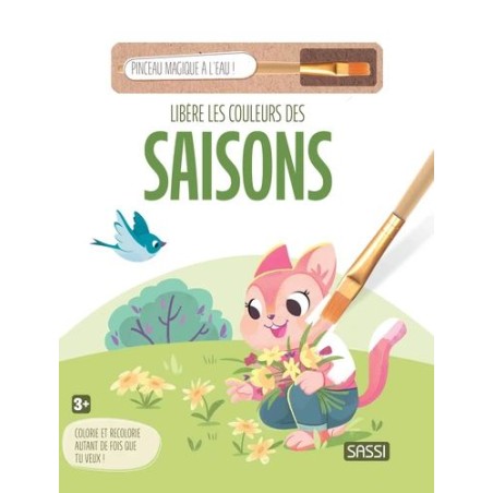 Pinceau magique à l'eau ! - Libère les couleurs des saisons