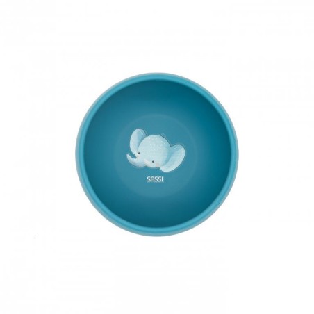 Bol à ventouse silicone - Éléphant