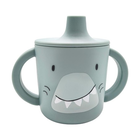 Tasse d'apprentissage silicone - Mr. Shark