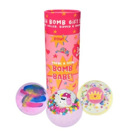 You're à total babe ! - Set de 3 bombes de bain