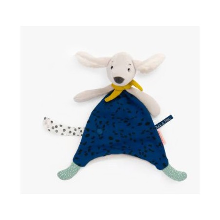 Doudou Pilou bleu - Puce & Pilou