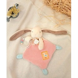 Doudou hochet lapin Ciboulette