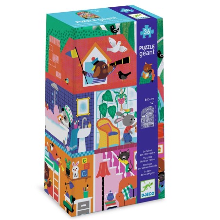 Puzzle géant 36 pcs - La maison des p'tits copains