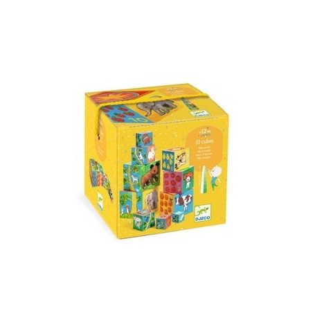 10 cubes "Mes amis"
