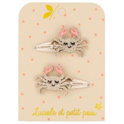 Barrettes Crabes