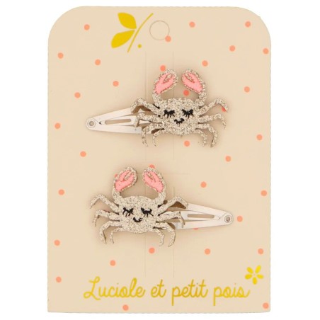 Barrettes Crabes