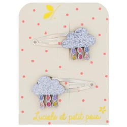 Barrettes nuage multi