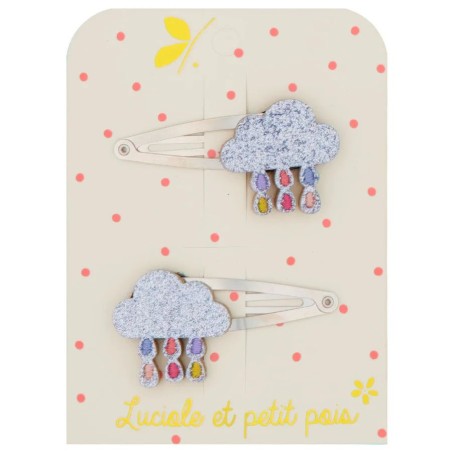 Barrettes nuage multi