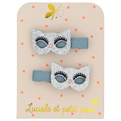 Barrettes masques - Glitter...
