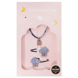 Coffret barrettes nuages &...